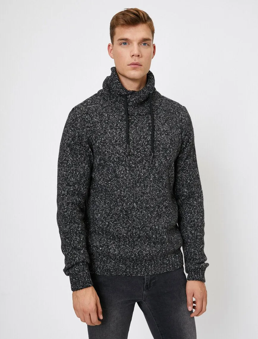 17385 Anthracite Knitted Jumper