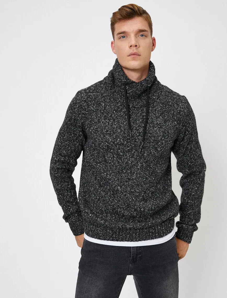 17385 Anthracite Knitted Jumper