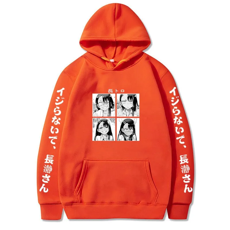 Anime Don't Toy with Me Miss Nagatoro Hoodie Men Women Casual Fashion Oodie Womens Loose Streetwear Woman Gift Hoody Sweatshirt