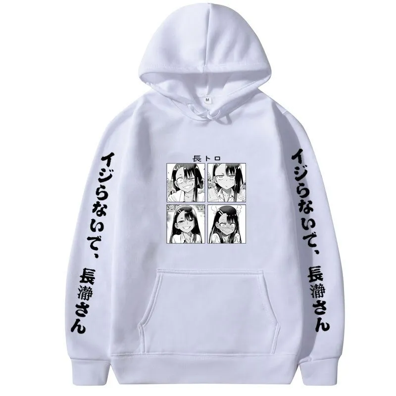 Anime Don't Toy with Me Miss Nagatoro Hoodie Men Women Casual Fashion Oodie Womens Loose Streetwear Woman Gift Hoody Sweatshirt