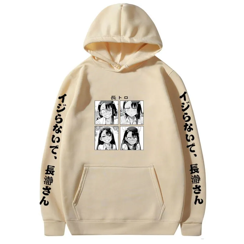 Anime Don't Toy with Me Miss Nagatoro Hoodie Men Women Casual Fashion Oodie Womens Loose Streetwear Woman Gift Hoody Sweatshirt