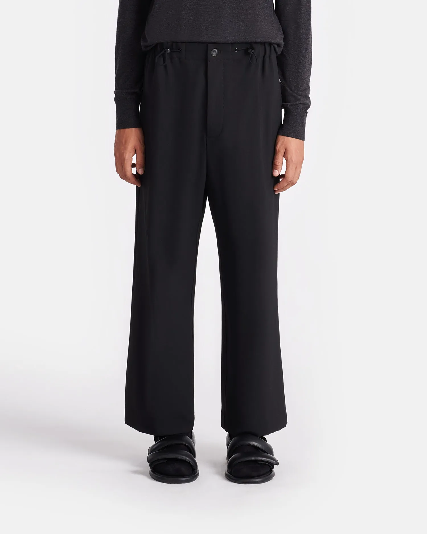 Arnaud - Twill Suiting Pants - Black