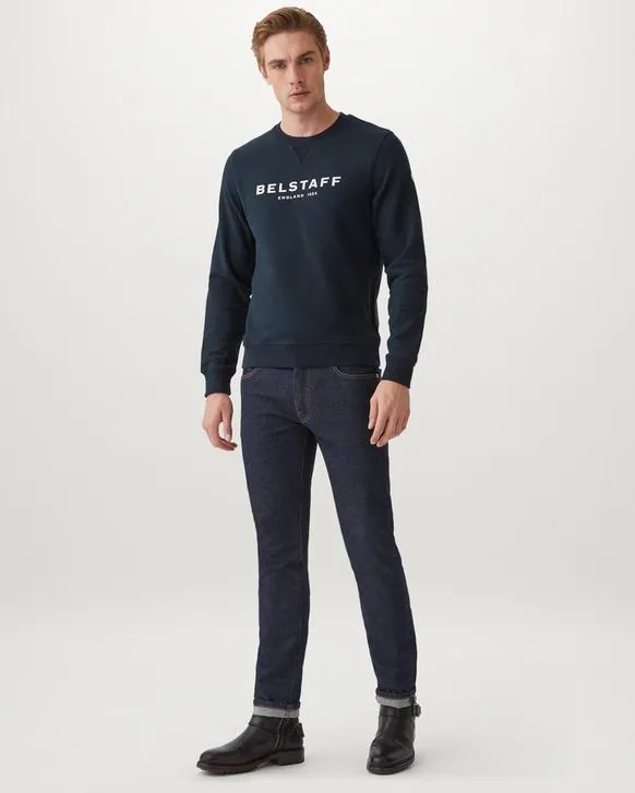 Belstaff Crew Neck Sweatshirt in Dark Ink