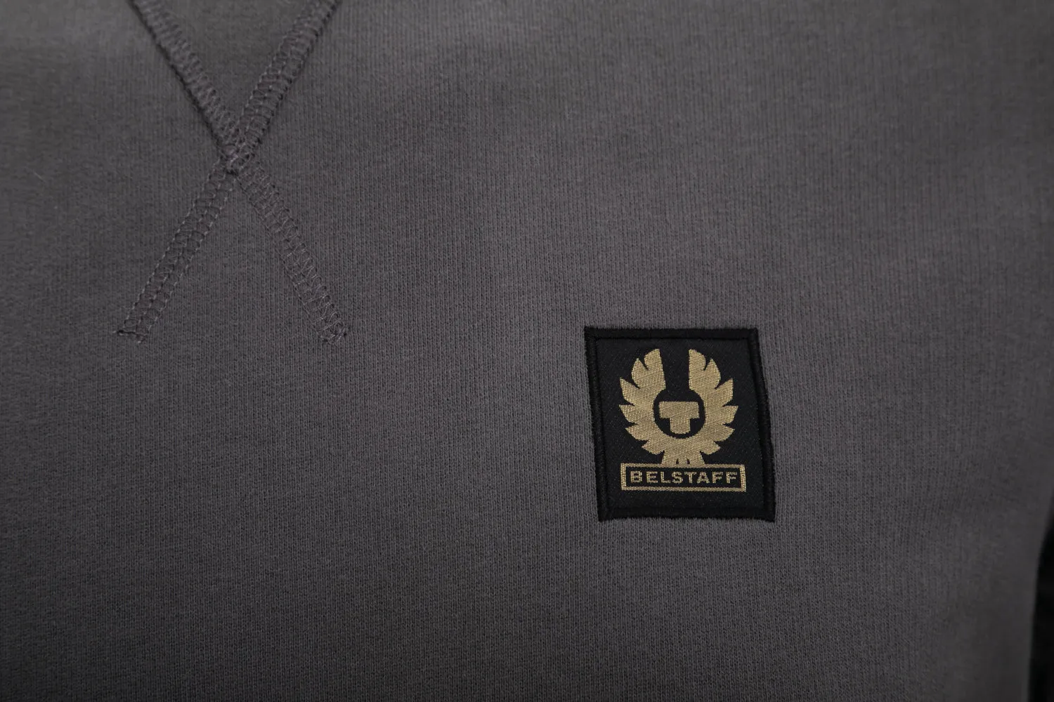 Belstaff Crew Neck Sweatshirt in Granite Grey