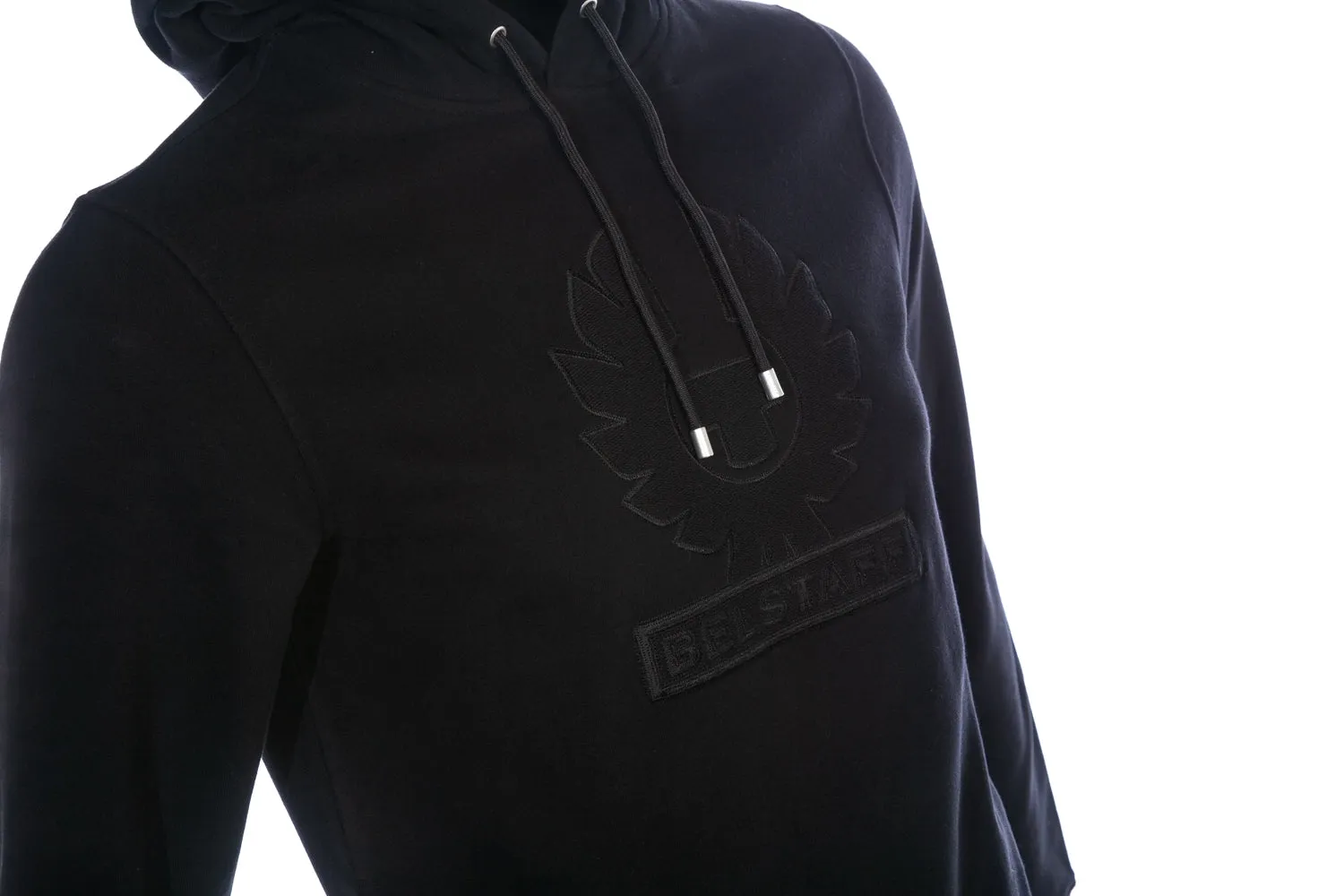 Belstaff Embroidery Applique Sweatshirt in Black