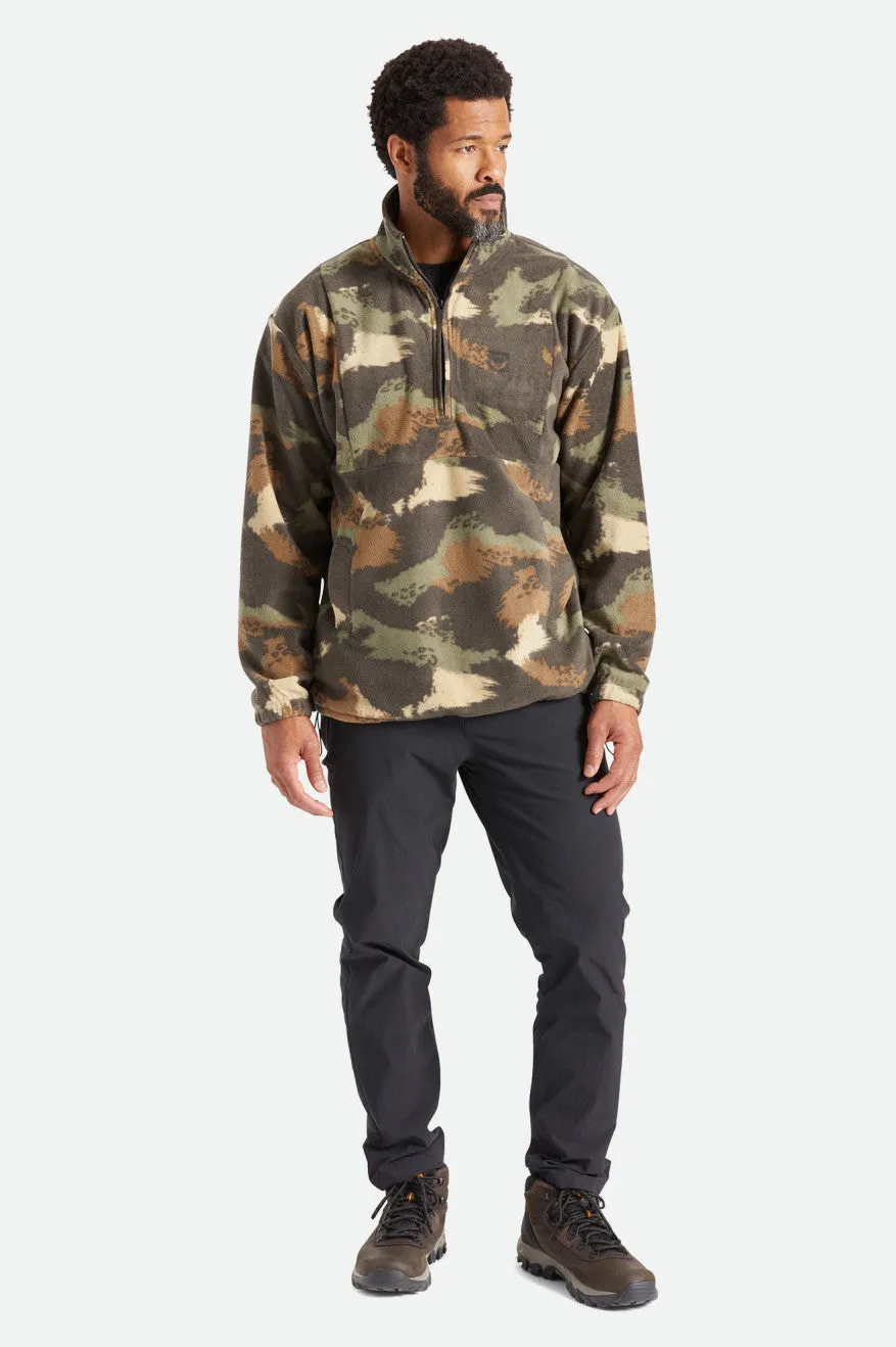 Blanket Fleece 1/2 Zip - Brushed Camo