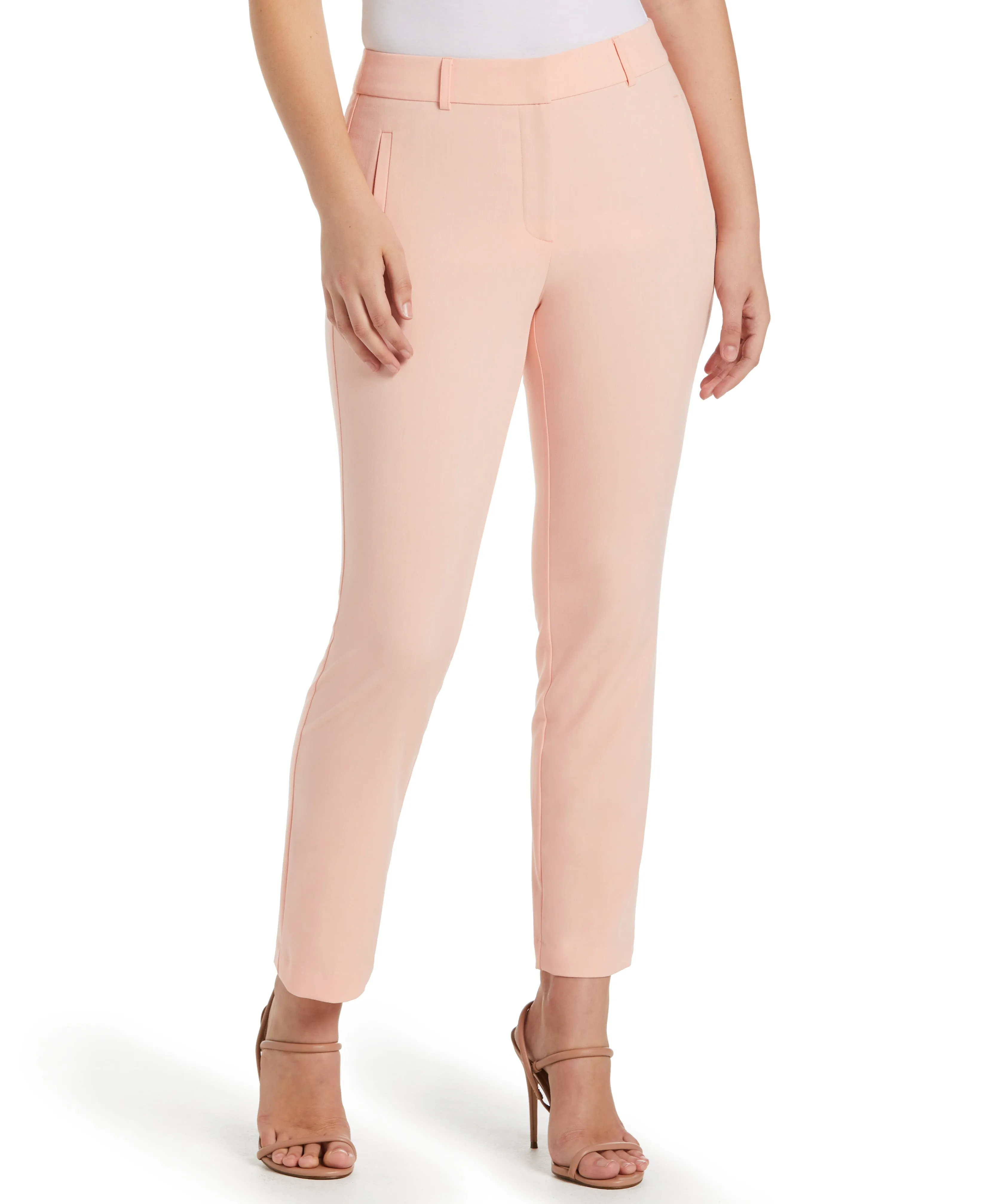 Classic Fit Clean Straight Leg Ankle Pant