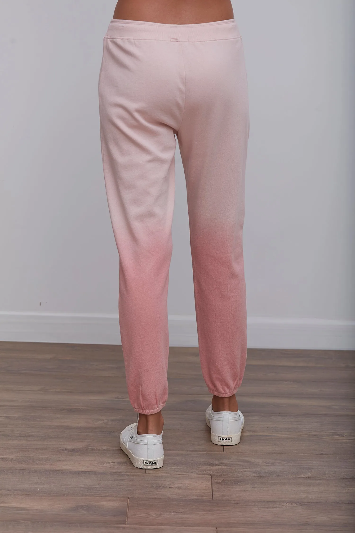 Dip Dye Park Jogger in Rose Dip Dye