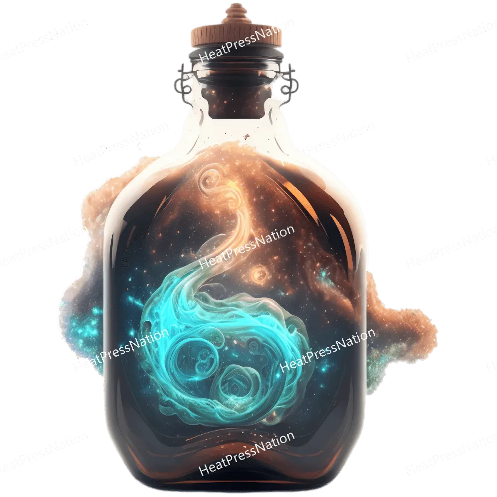 Fantasy Mystic Bottle Design