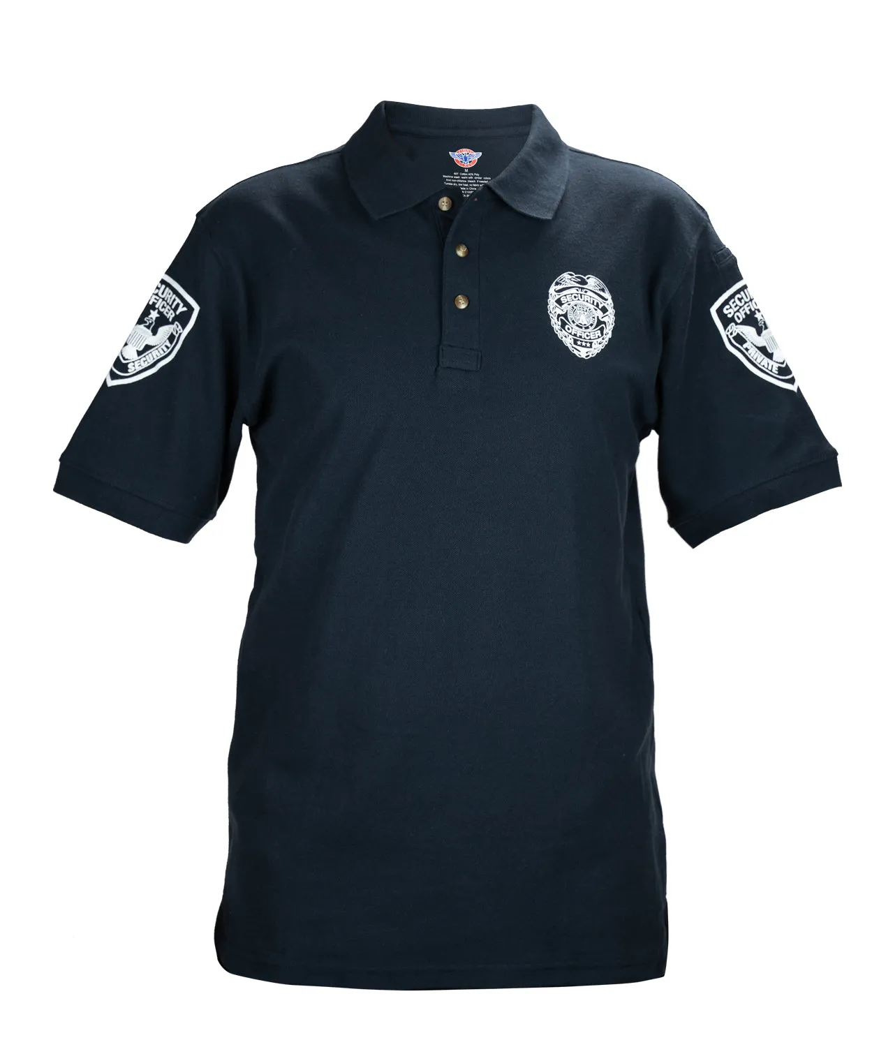 First Class Security Badge Polo Shirt