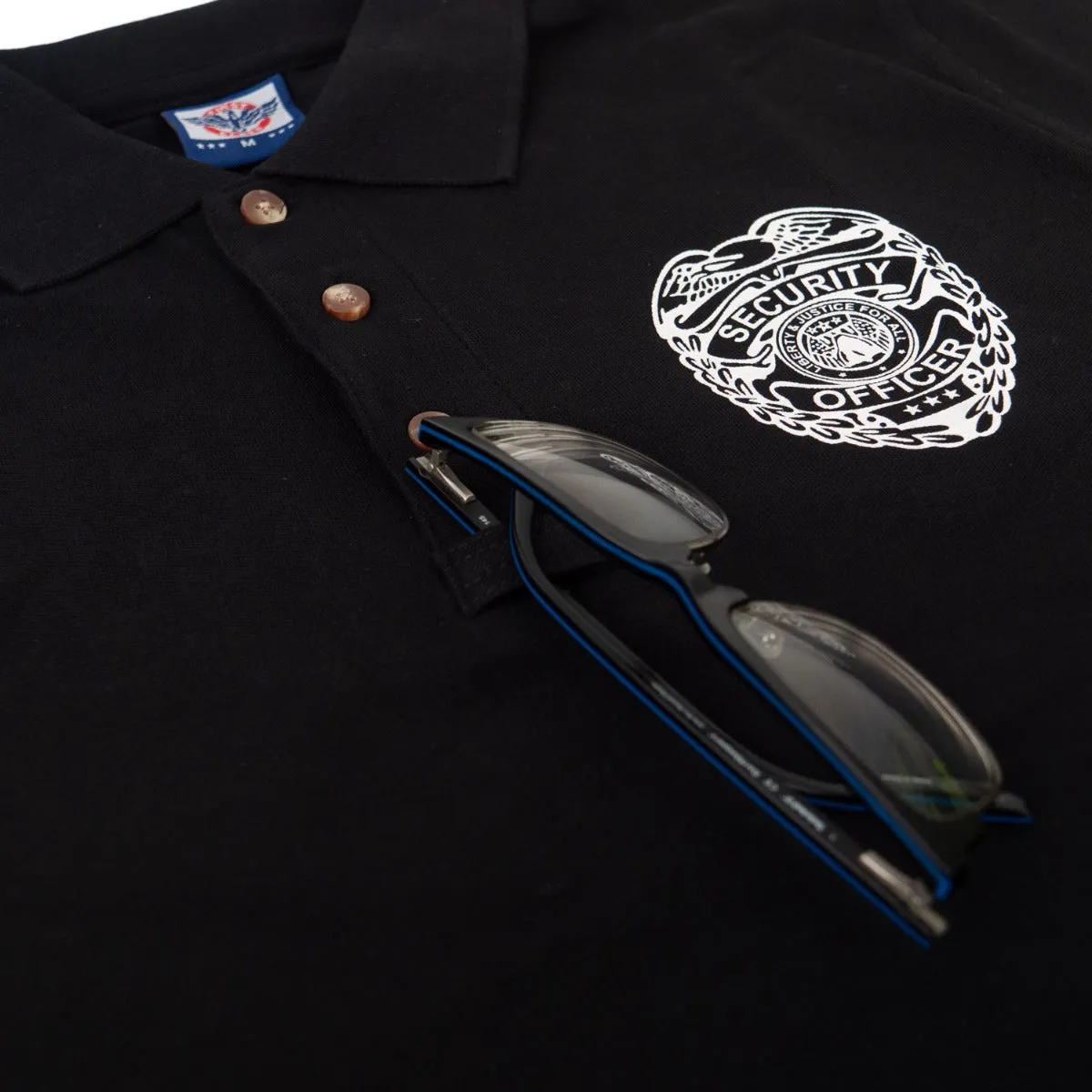 First Class Security Badge Polo Shirt