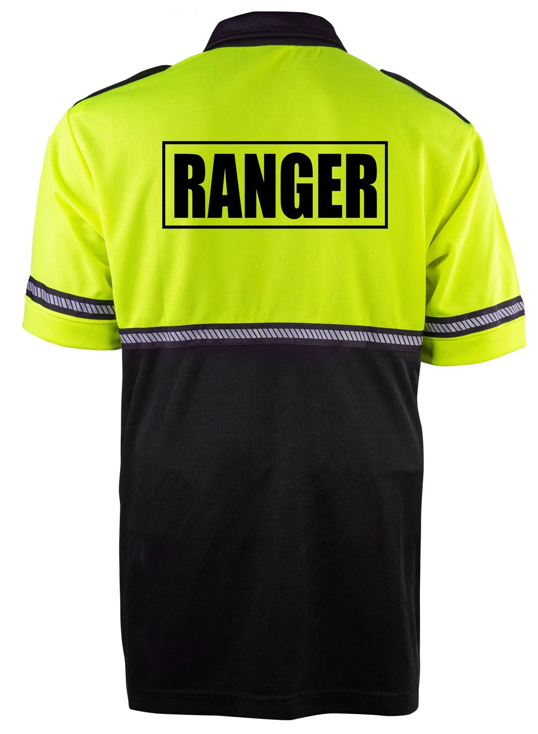 First Class Two Tone Ranger Bike Patrol Shirt with Zipper Pocket and Hash Stripes