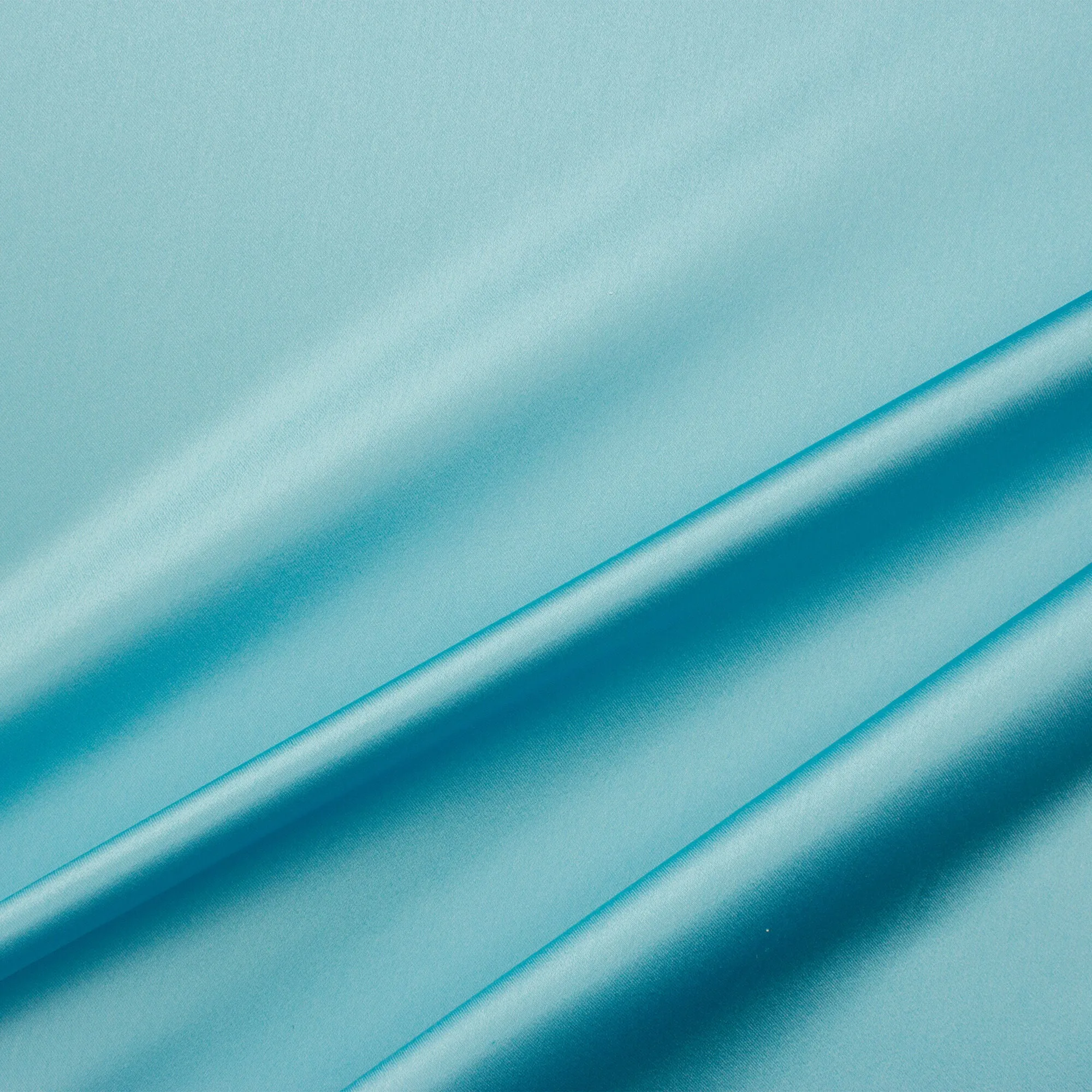 Glacier Blue Silk Satin