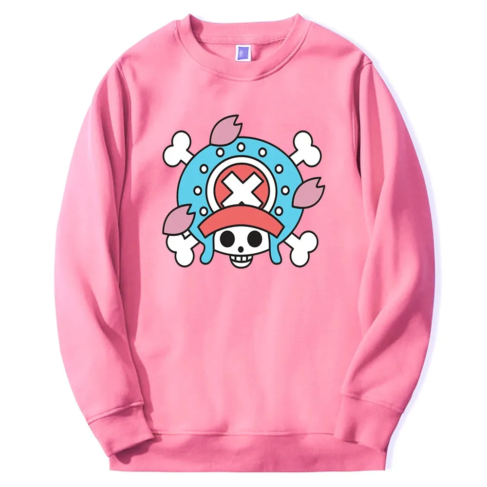 Kawaii Mangas Sweatshirt Cute Tony Chopper Nika Men Women Hot Anime Graphic Hoodie For Adult Fashion Oversize Sudaderas Pullover