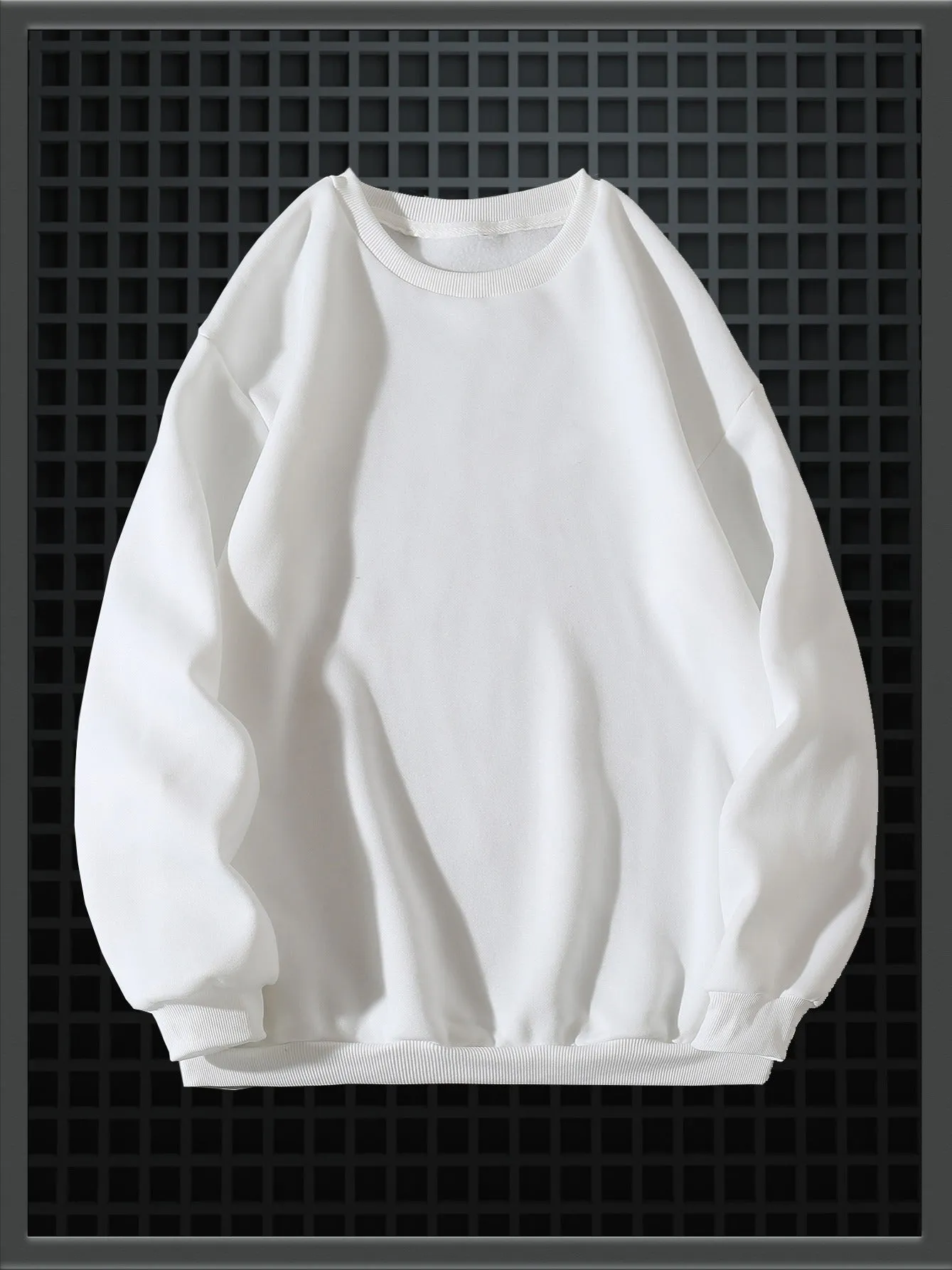 Men's Casual Autumn Round Neck Pullover Sweatshirt