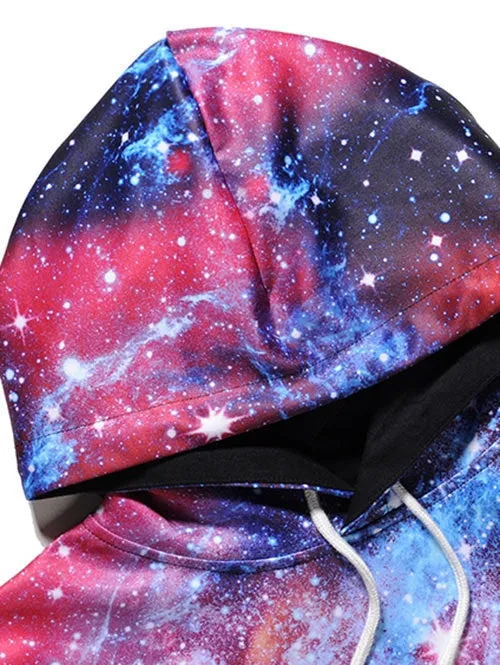 Men's Colormix Galaxy Kangaroo Pocket Hoodie