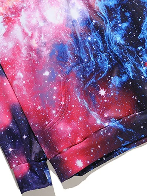 Men's Colormix Galaxy Kangaroo Pocket Hoodie