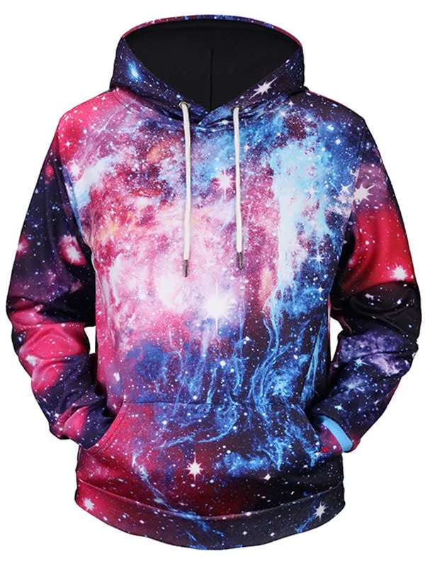 Men's Colormix Galaxy Kangaroo Pocket Hoodie