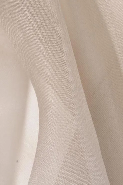 Nude Silk Organza Fabric