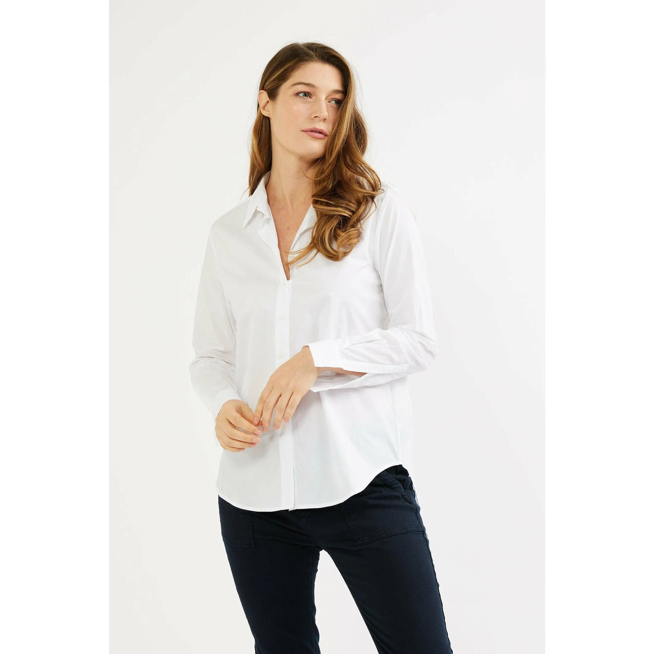 Plain Button Through Shirt