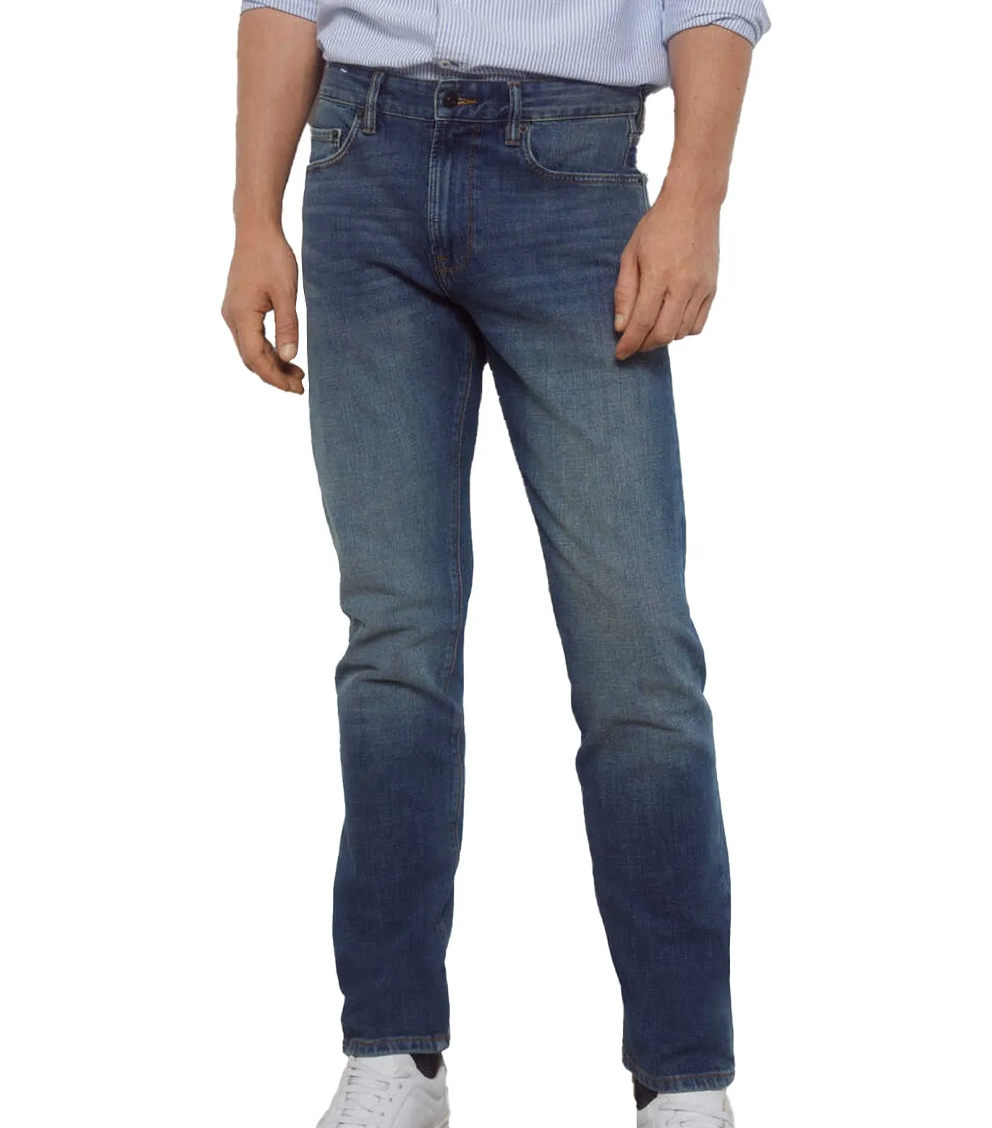 Premium Flex Regular Fit Jeans Medium Blue