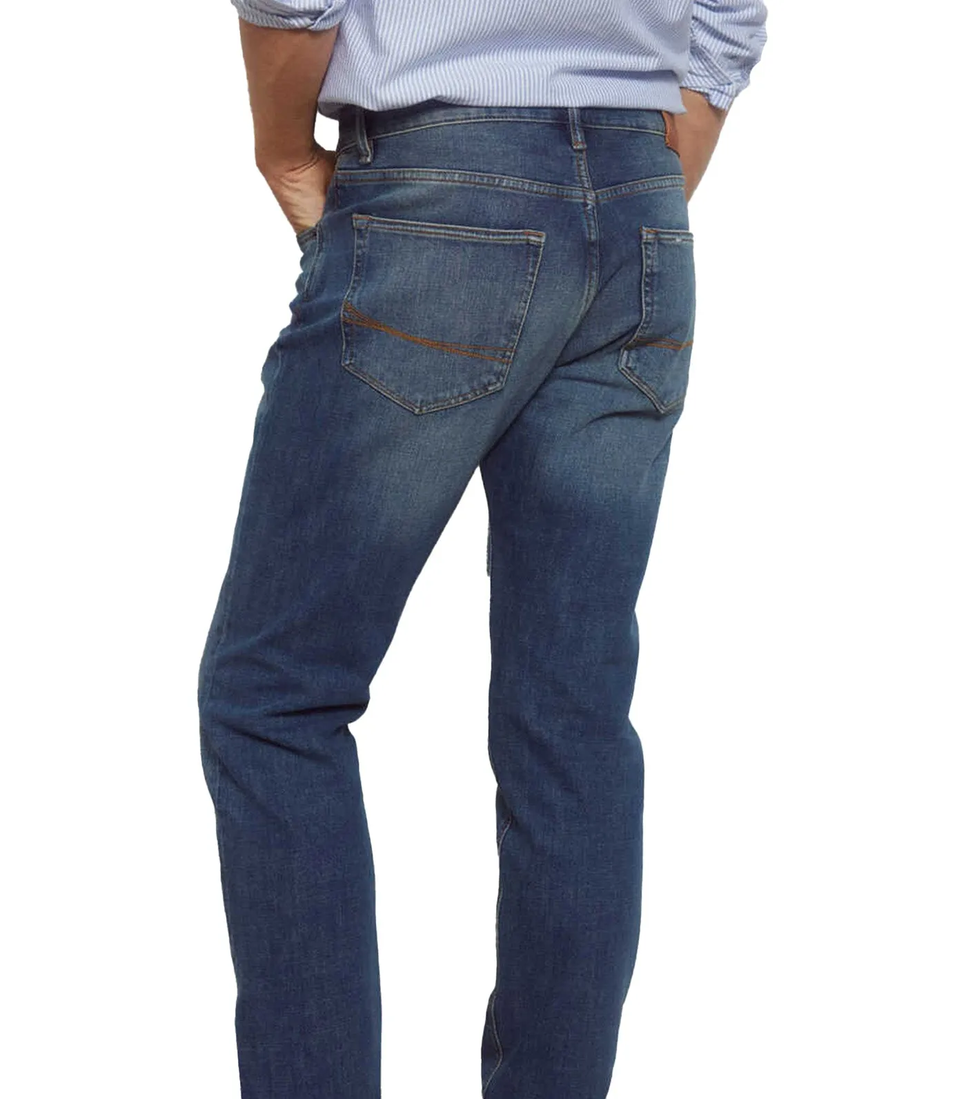 Premium Flex Regular Fit Jeans Medium Blue