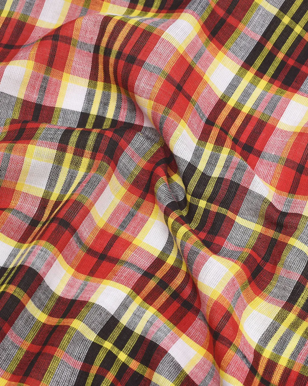 Red Black Bleeding Madras Checks