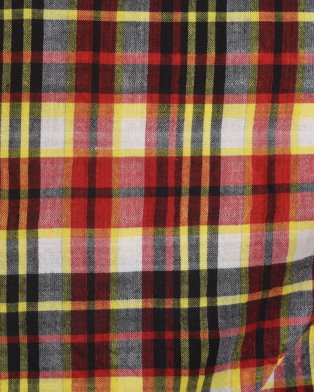 Red Black Bleeding Madras Checks