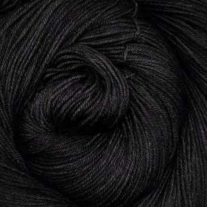 Simply Sock Yarn - Black Semi Solid