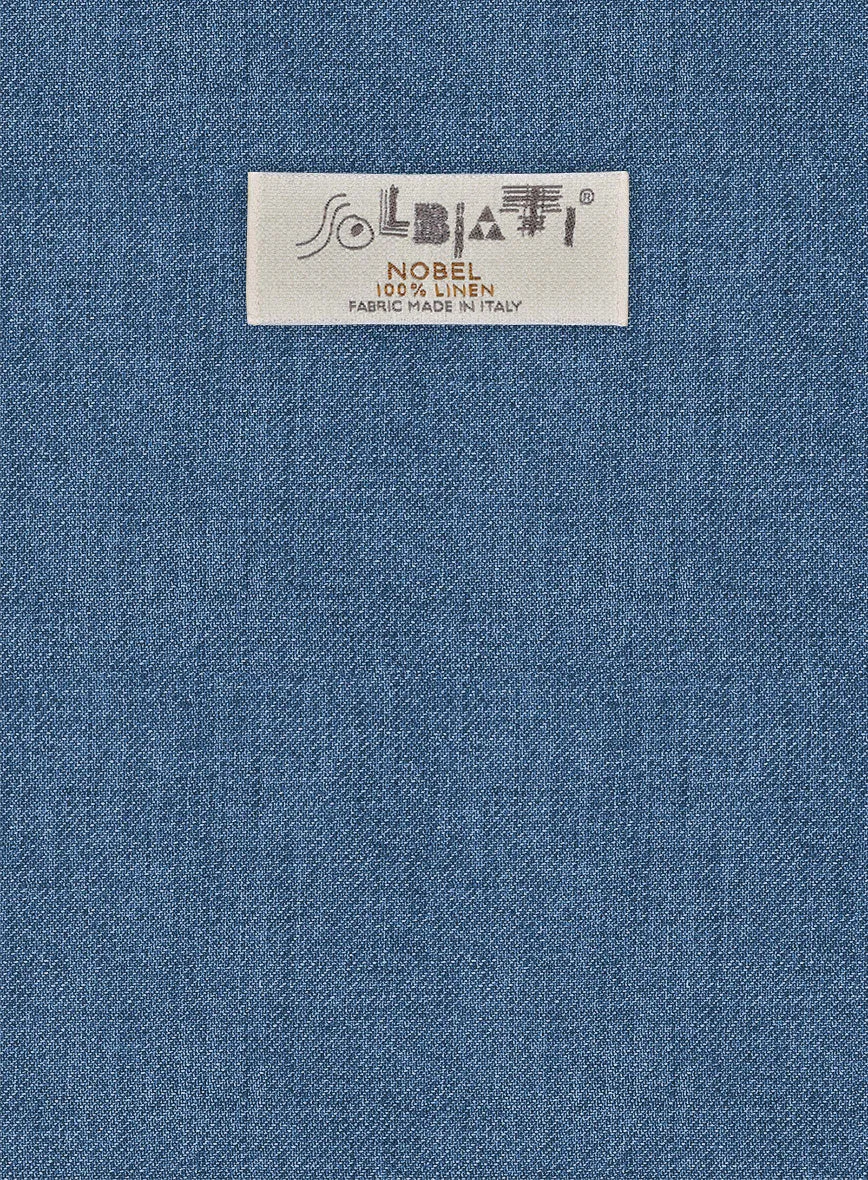 Solbiati Twill Stone Blue Linen Jacket