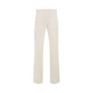 Suit Track Loose Fit Pants in Off White