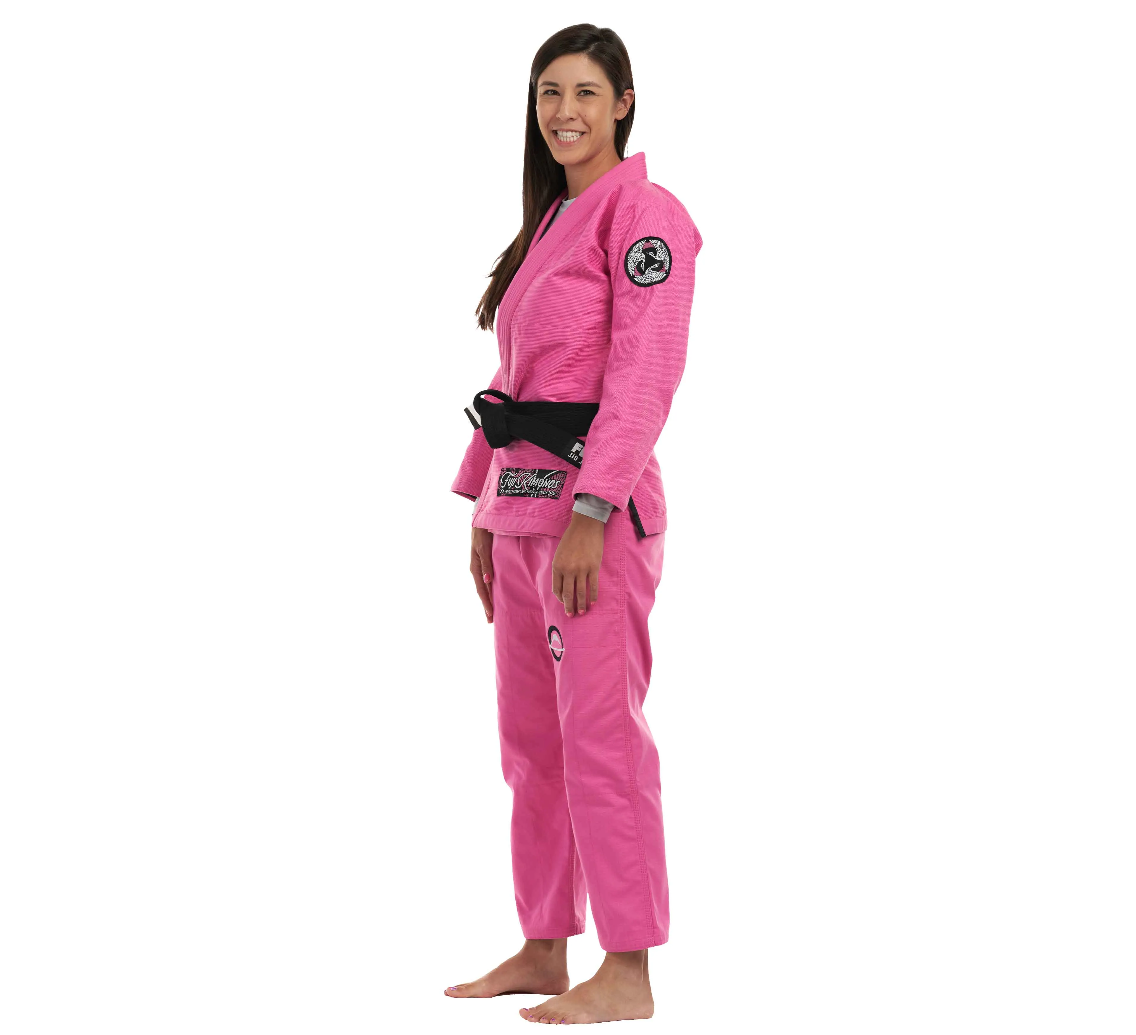 Suparaito Womens BJJ Gi Crane Edition Pink