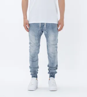 Sureshot Denim Jogger Mid Blue