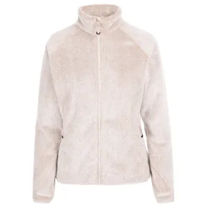 Telltale Women's Soft and Furry Fleece Jacket in Soft Stone