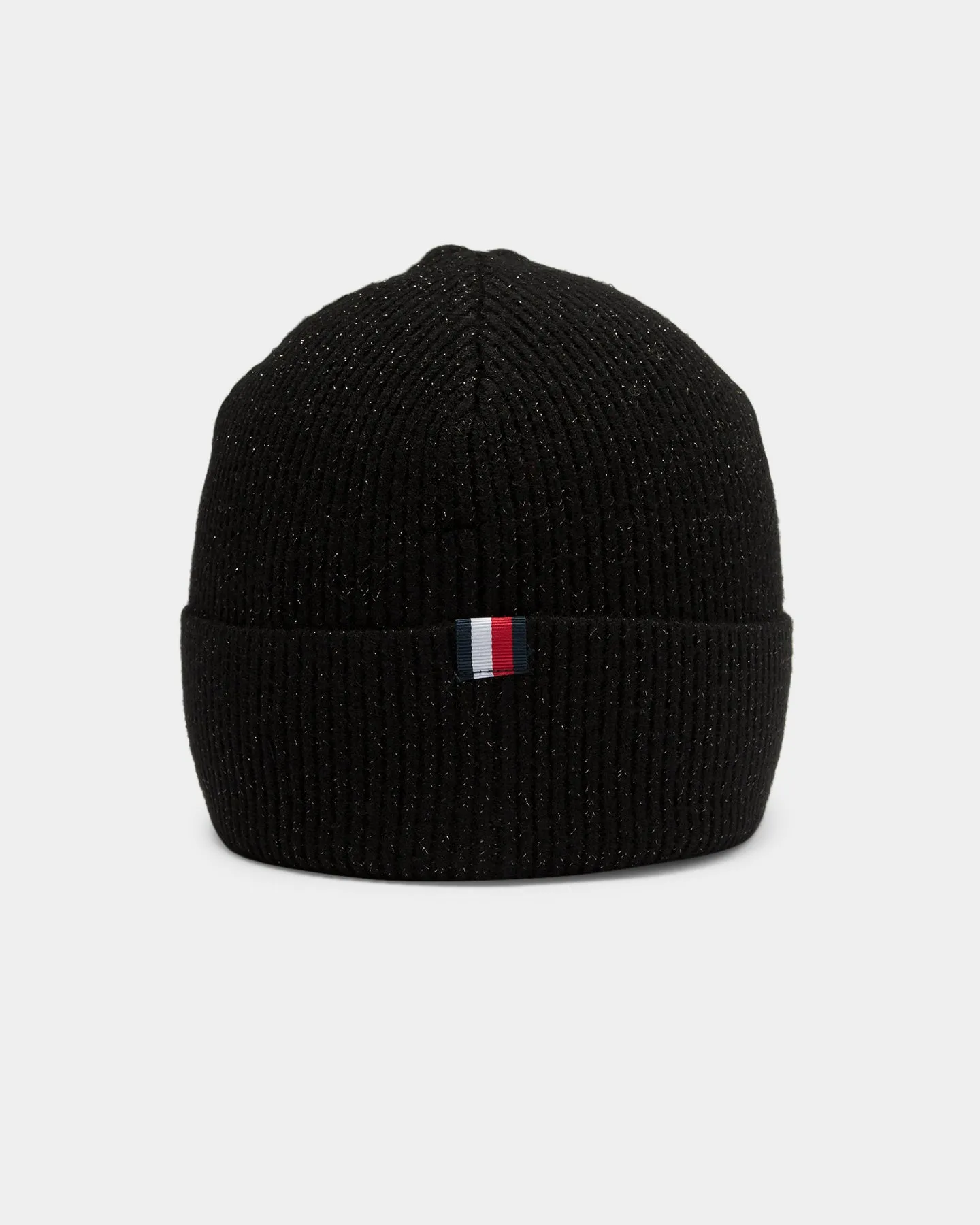 Tommy Jeans Men's Rich Glitter Logo Beanie Black