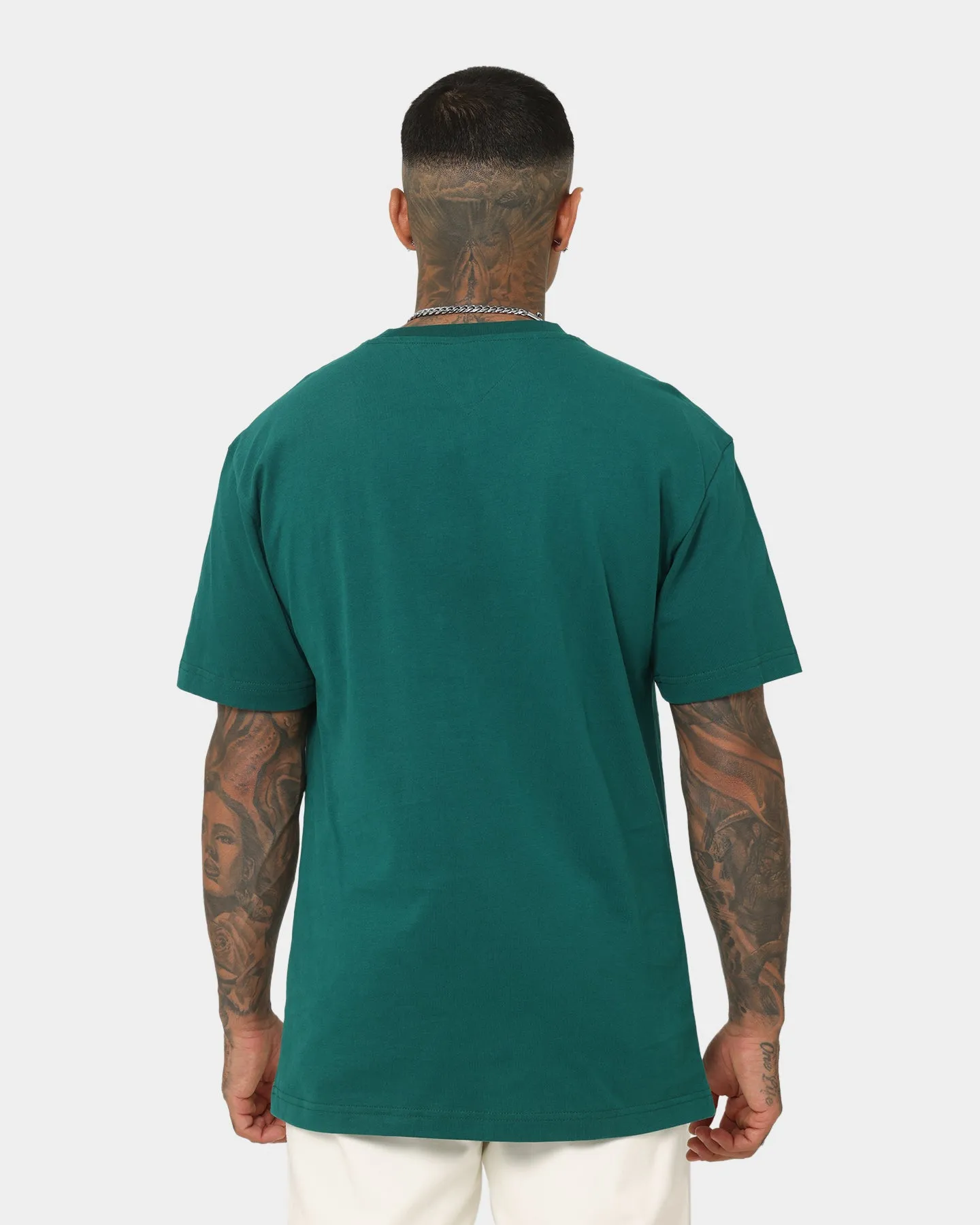 Tommy Jeans TJM Classic Timeless Tommy T-Shirt Dark Turf Green