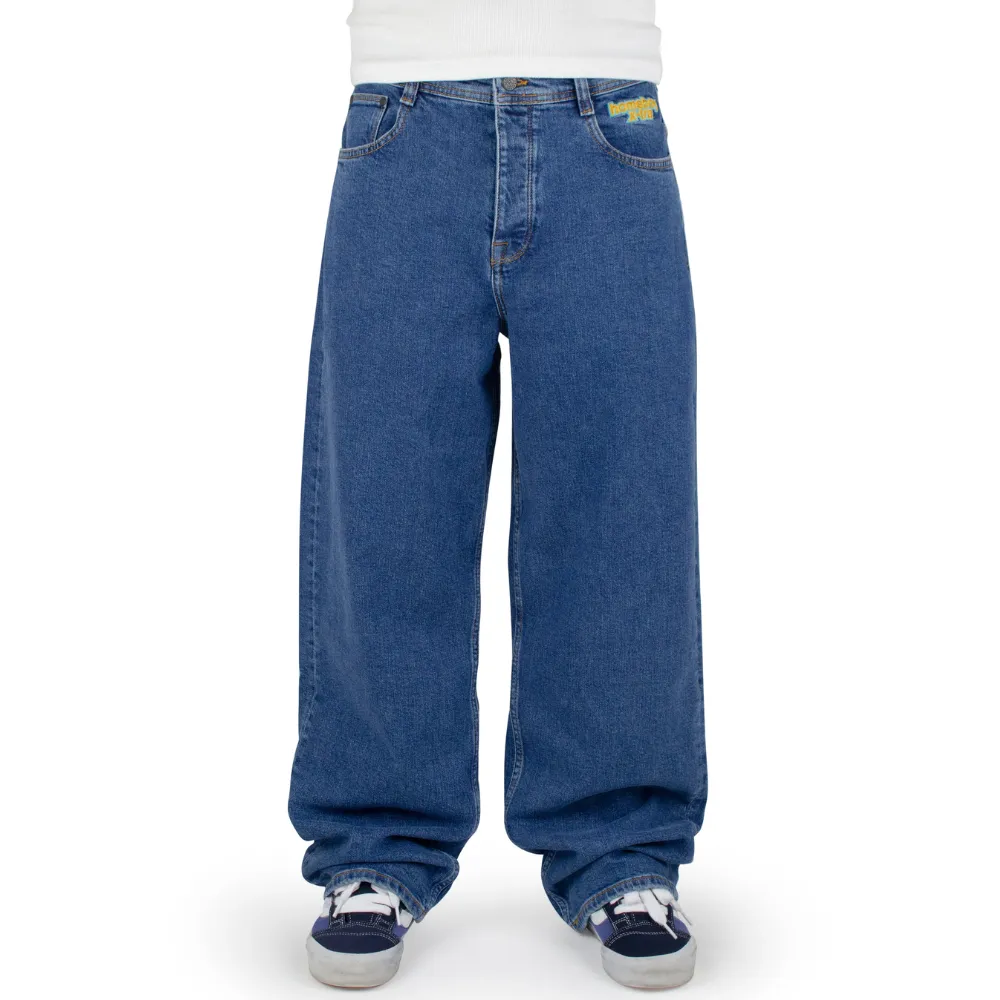 X-Tra Monster Pencil Denim Jeans Washed Blue